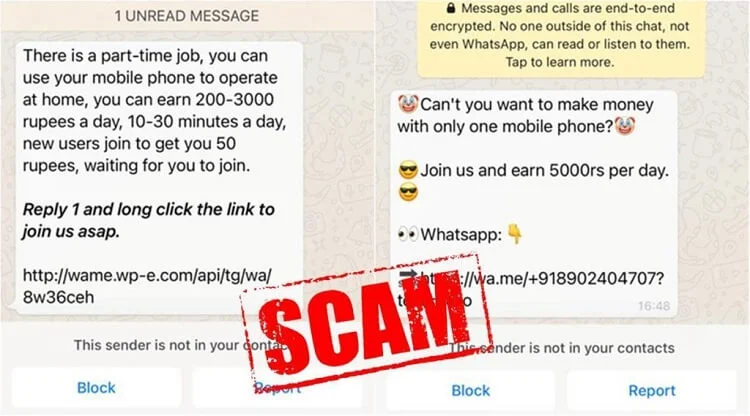 Beware of Phishing Links and Messages