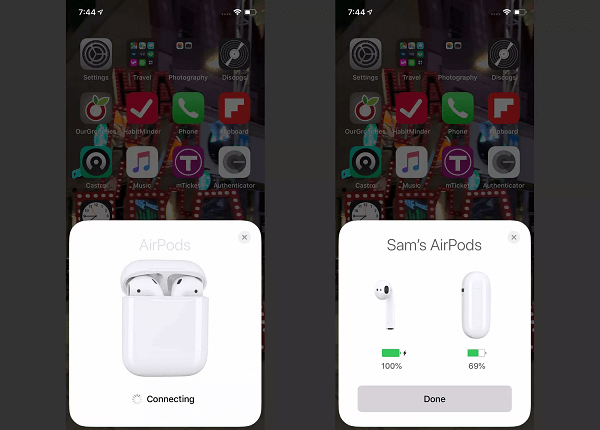 AirPods Paired to Your iPhone Successfully
