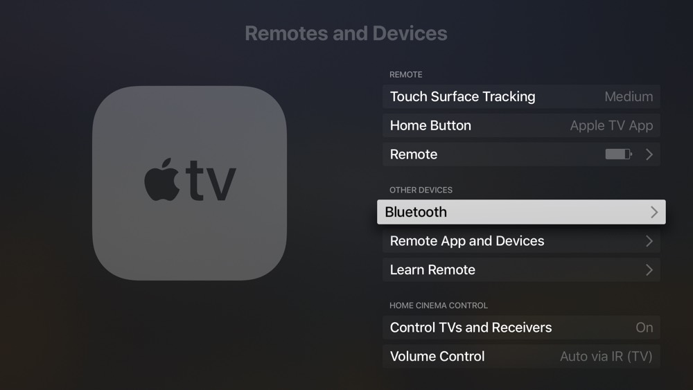 Pair AirPods with Apple TV