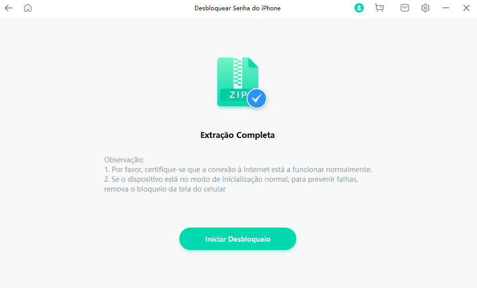 Desbloquear a extração de código de senha da tela completa