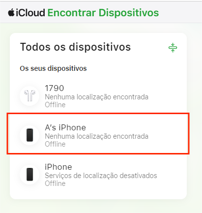 Icloud Encontrar Dispositivos Todos Os Dispositivos