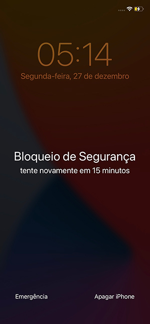 Iphone Bloqueio De Segurança Tente Novamente Em 15 Minutos