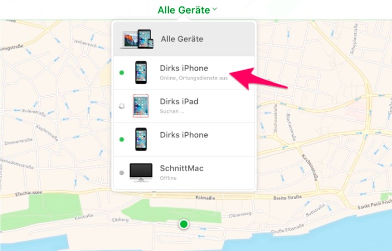 click all device and choose your device