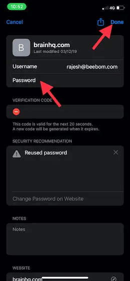 Enter A New Password