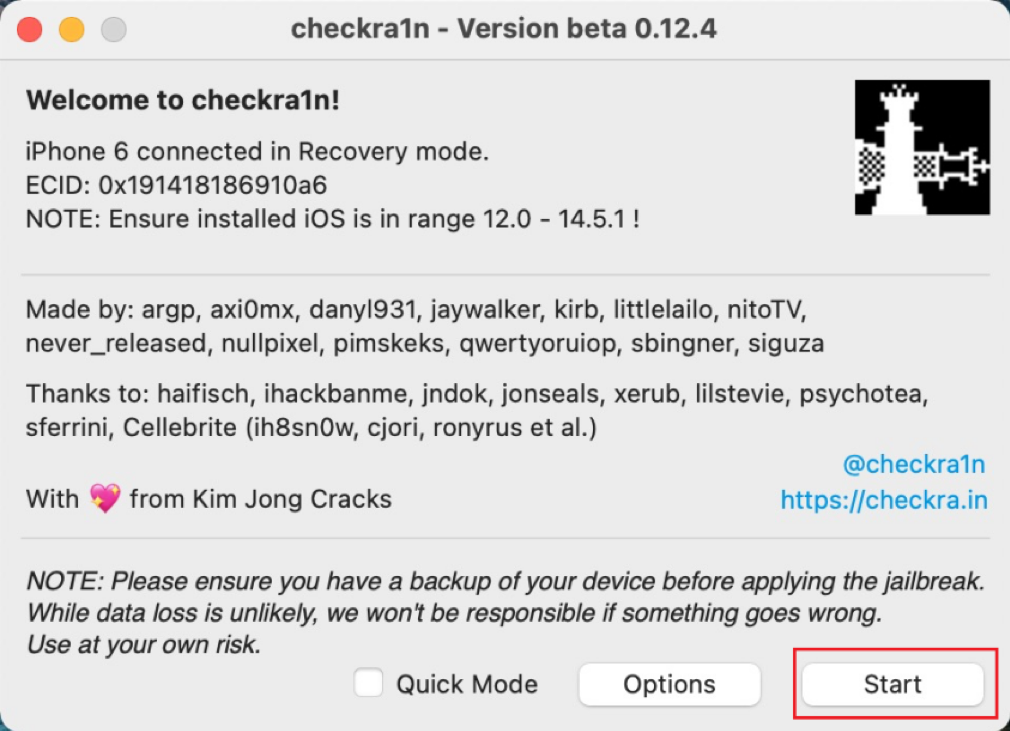 checkra1n-start