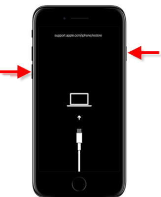delete apple id by recovering iphone