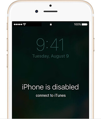 Disabled iPhone screen