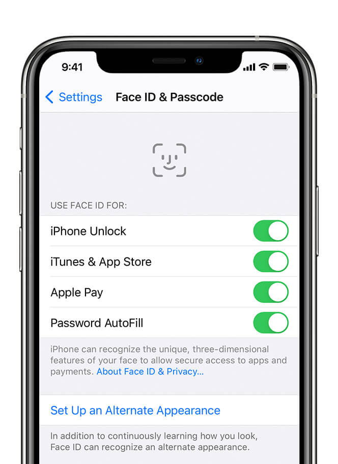 Check Apple ID Status on iPhone Settings