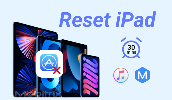 Factory Reset iPad Without Apple ID