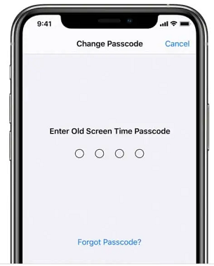 forget screen time passcode