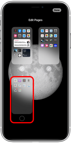 Hidden iPhone Home Screen