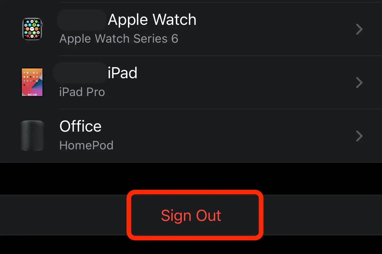 iPad - Sign out Apple ID on Setting