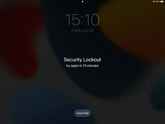 iPad Security Lockout