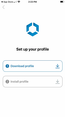 MDM - Intelligent Hub - Set up profile