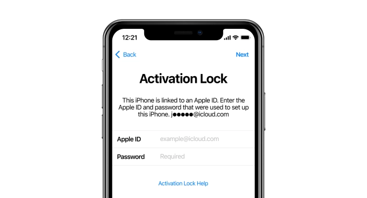 iPhone Shows Activation Lock