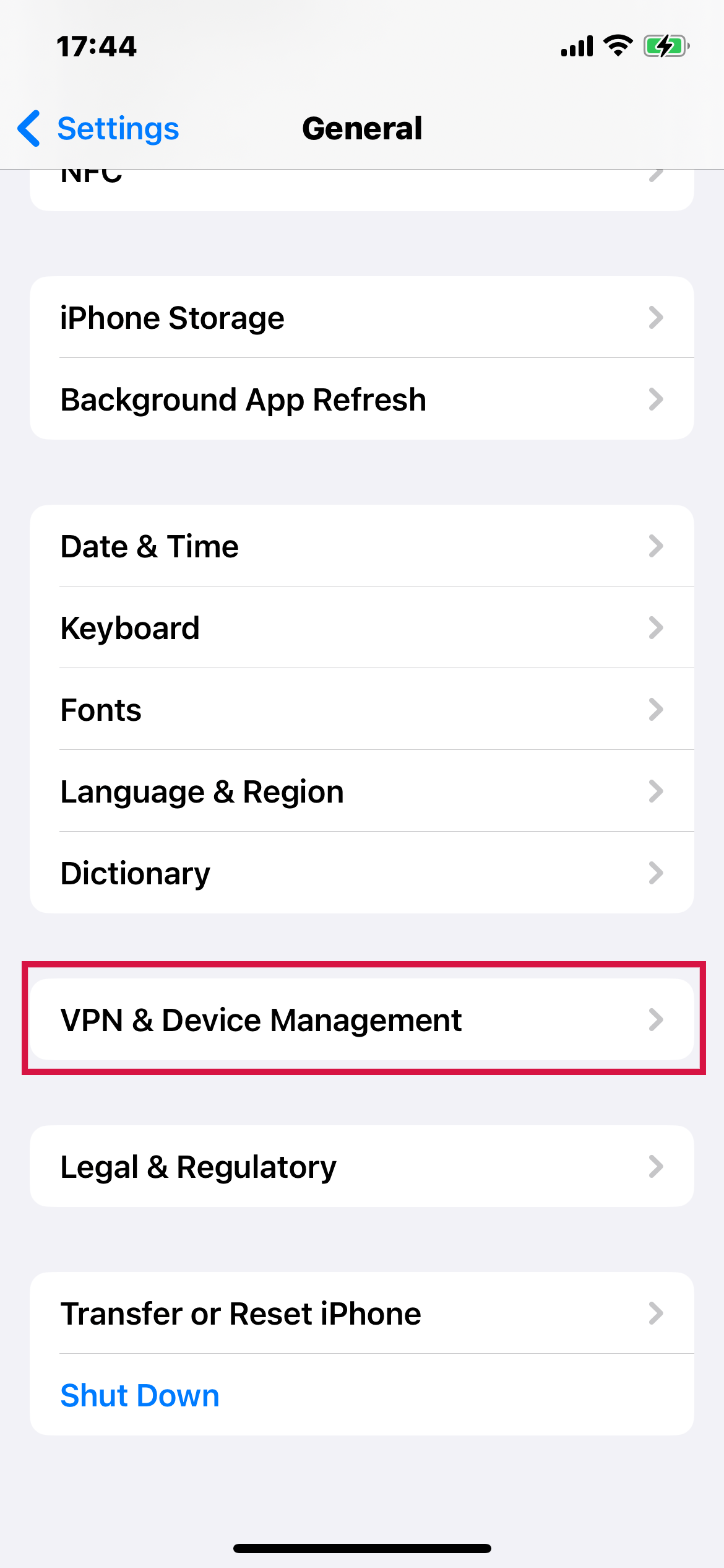 Remove Remote Management Iphone Via Settings