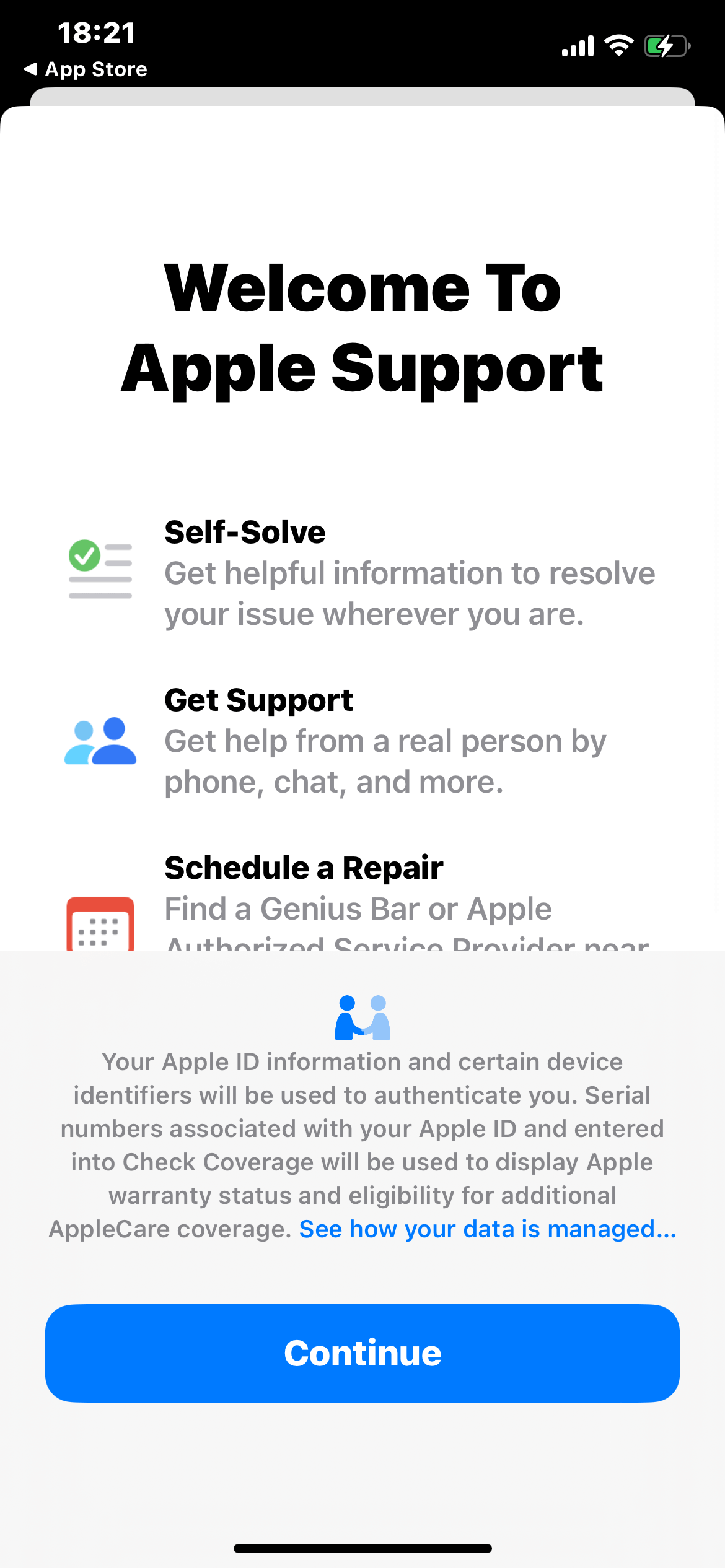 Apple Support App