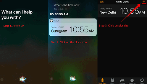 Unlock Disabled iPhone via Siri - Add a New Clock