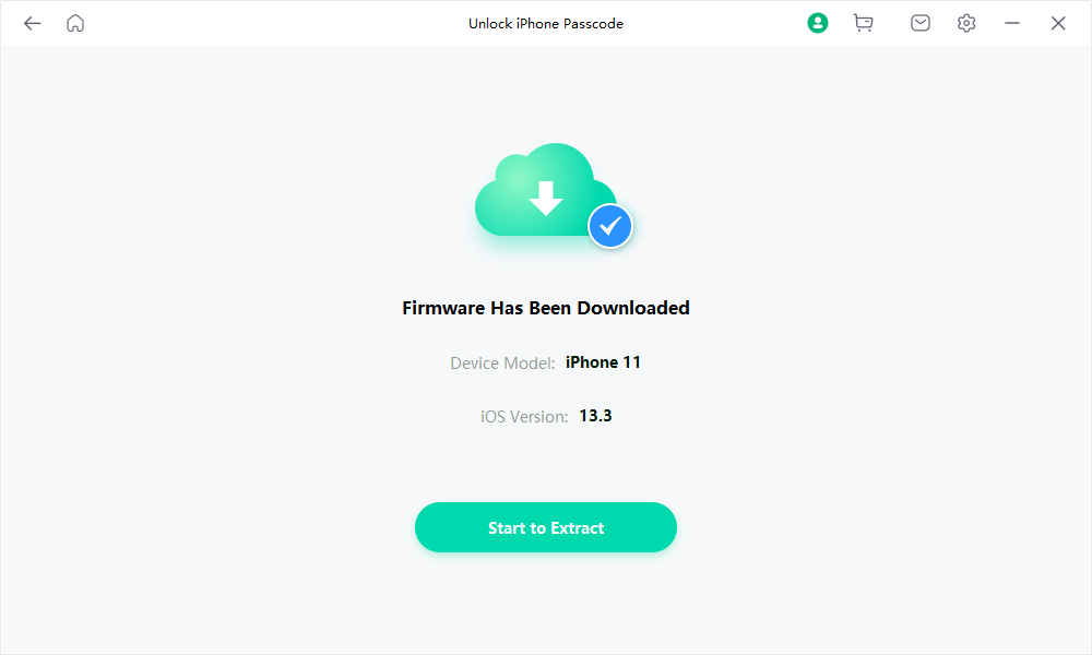 unlock screen passcode firmware has been downloaded
