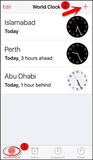 unlock via siri - open the world time