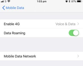Visible Mobile Data Network