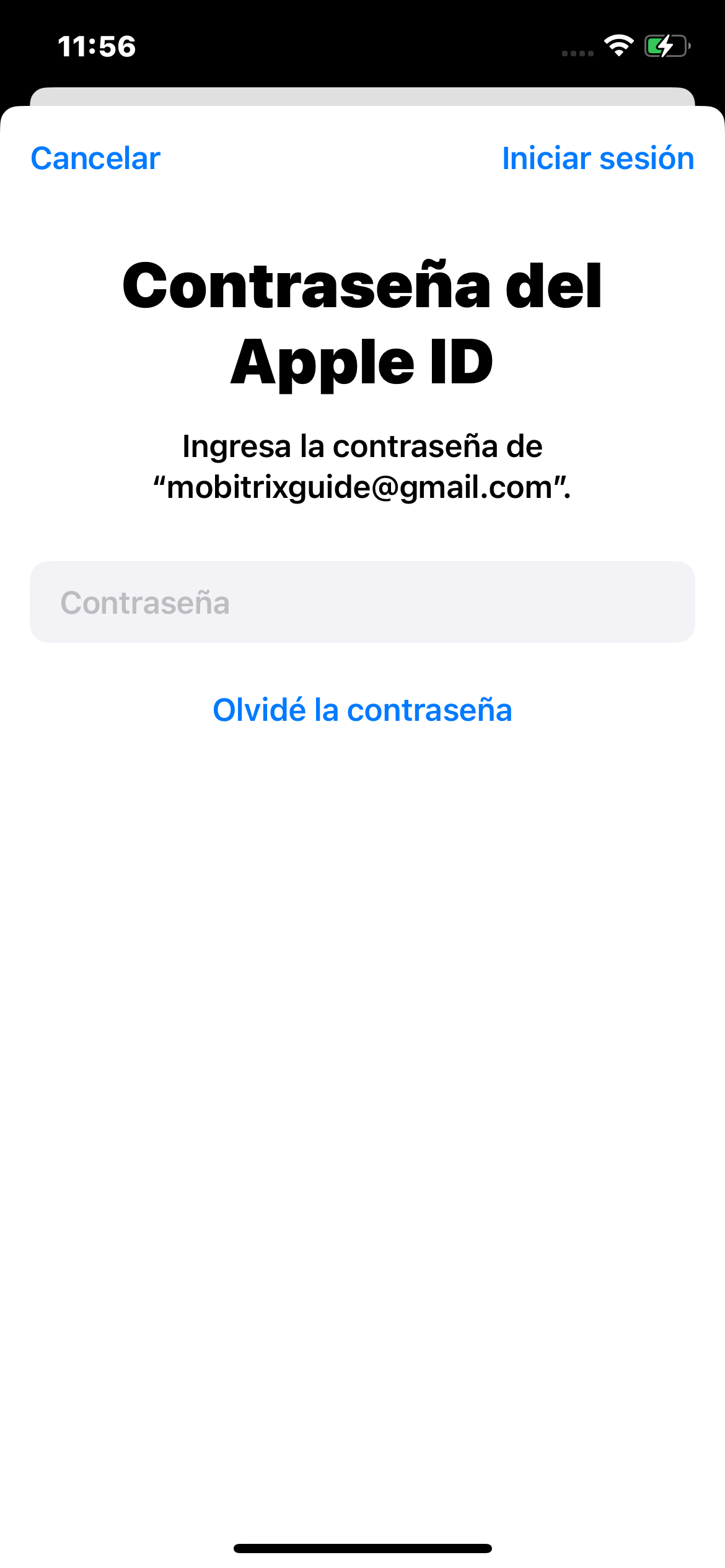 Sección De Inicio De Sesión Resaltada De La Identificación De Apple