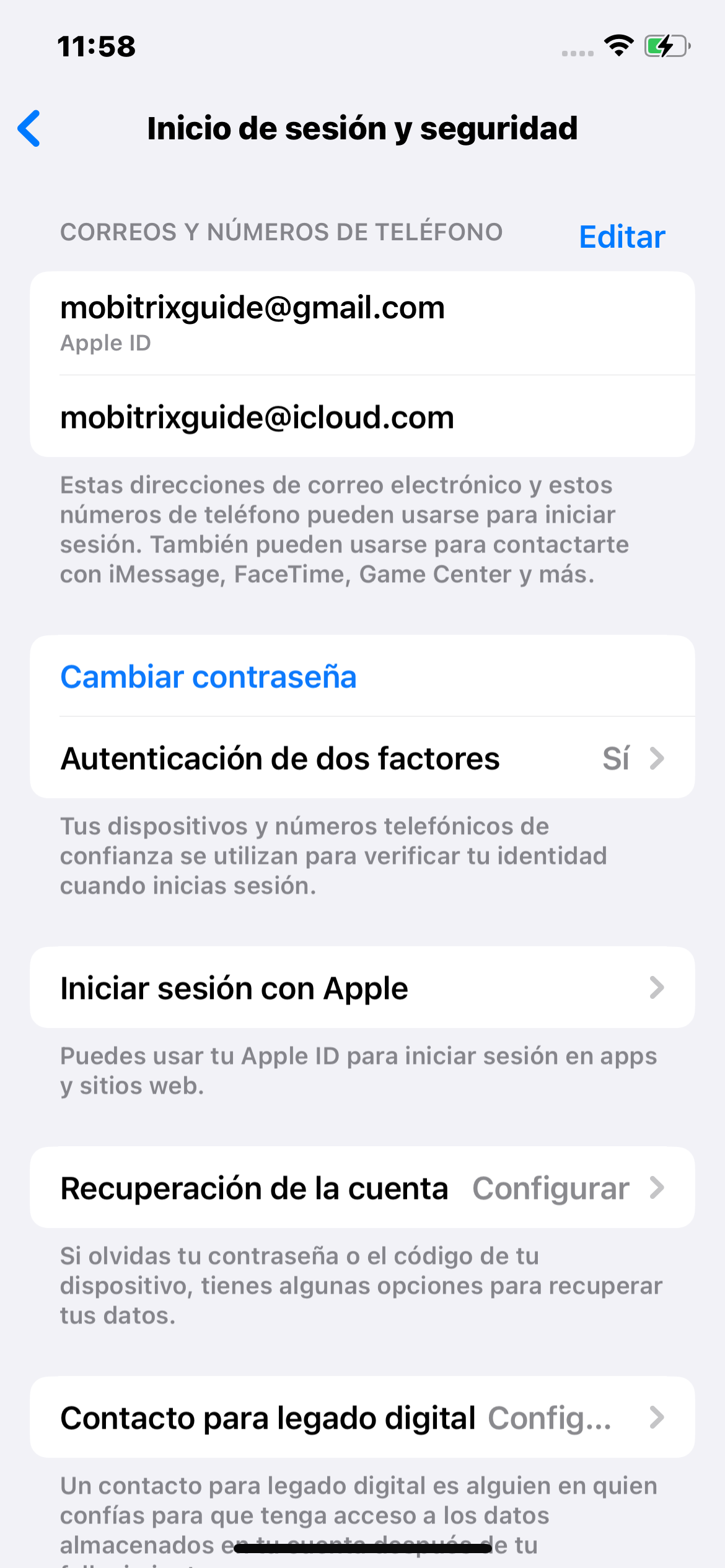 Ios 17 Iphone 14 Pro Configuración Apple Id Sign In Security
