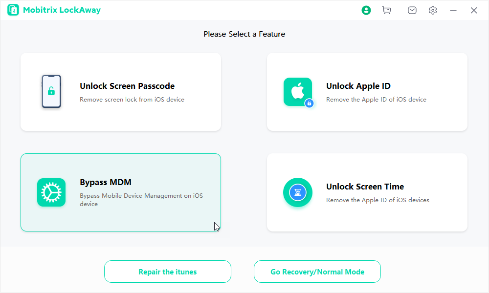 Mobitrix LockAway - Bypass MDM - Home