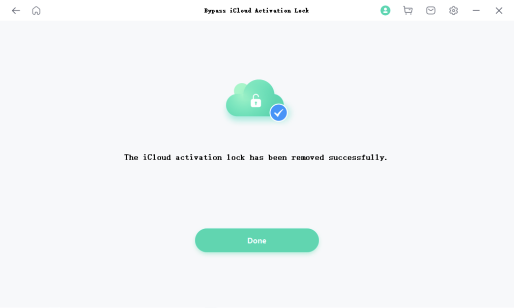 Mobitrix LockAway - Remove iCloud Activation Lock - Remove successfully