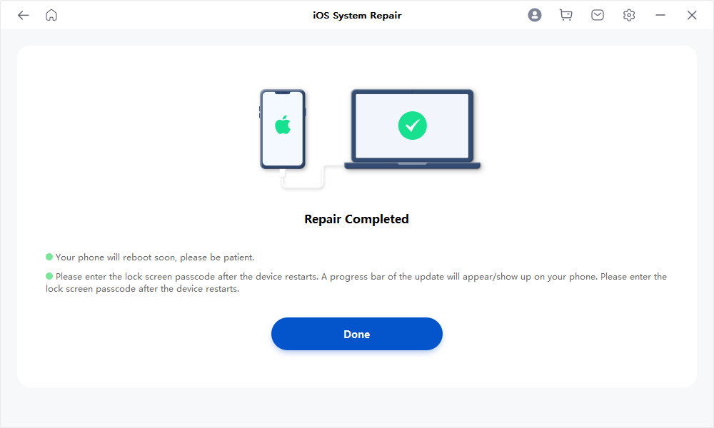 Mobitrix Perfix Repair Finished