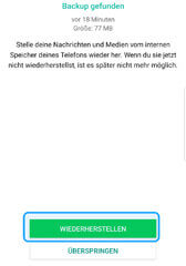 restore whatsapp data