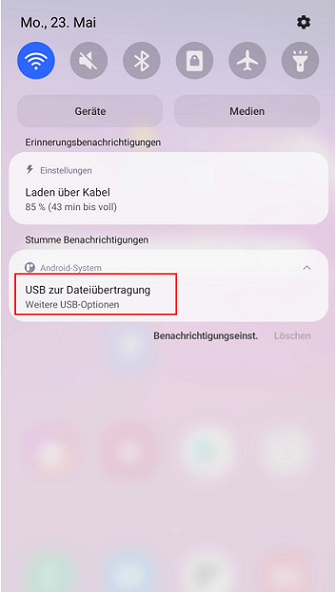usb for file transfer