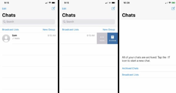 Iphone löschen whatsapp archivierte bei chats 11 Wissenswertes