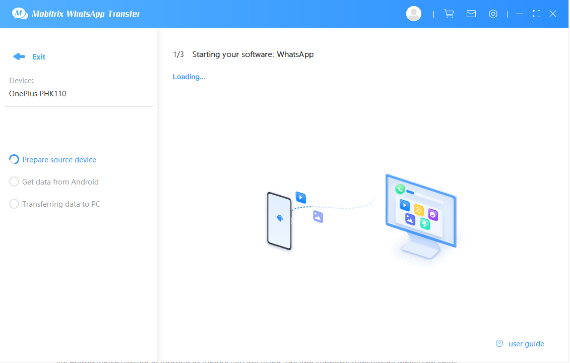 Backup Android WhatsApp Use Mobitrix WhatsApp Transfer