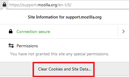 clear broswing history firefox