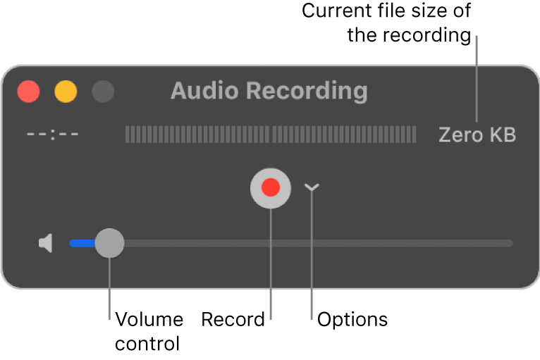 QuickTime Player Audio Recording Settings