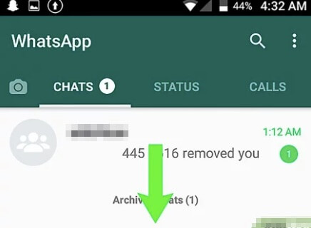 Android chats löschen whatsapp archivierte Eine WhatsApp