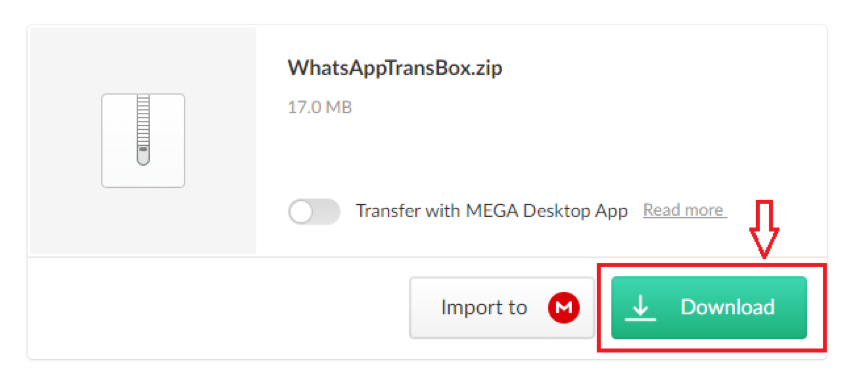 Download the Toolkit of WhatsAppTrans Box