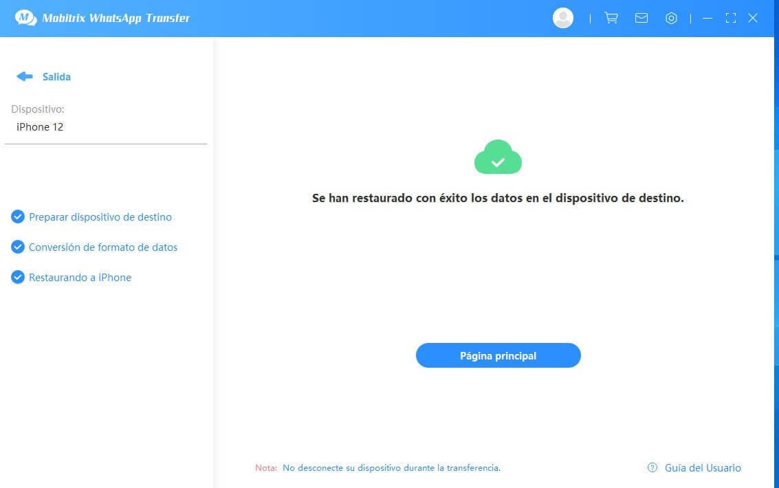 start to restoring whatsapp messages