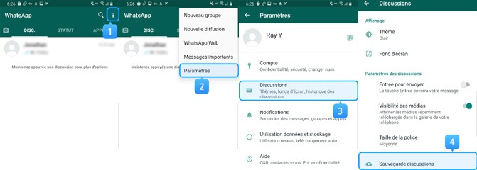 whatsapp backup chats