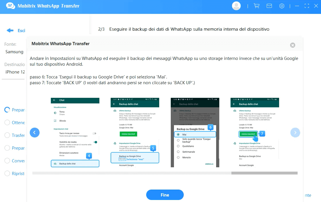 backup to internal storage