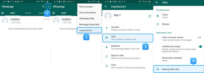 whatsapp backup chats