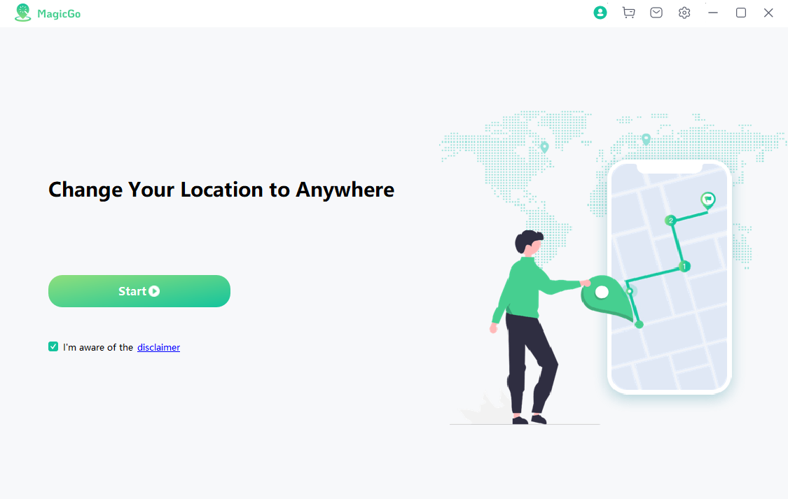 Change iPhone location via MagicGo