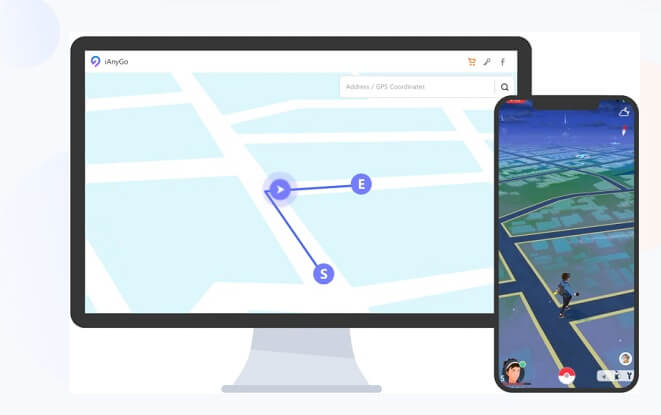 Change location via iAnyGo App