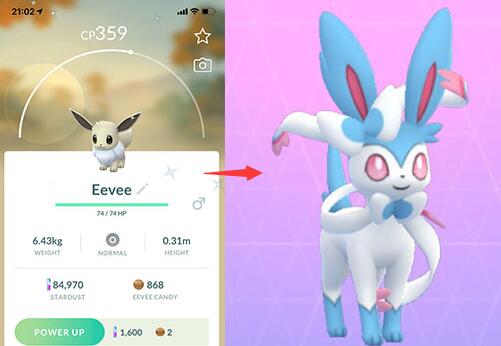 How to Evolve Eevee Into Sylveon in Pokémon GO