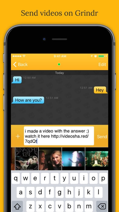 How to send videos on Grindr