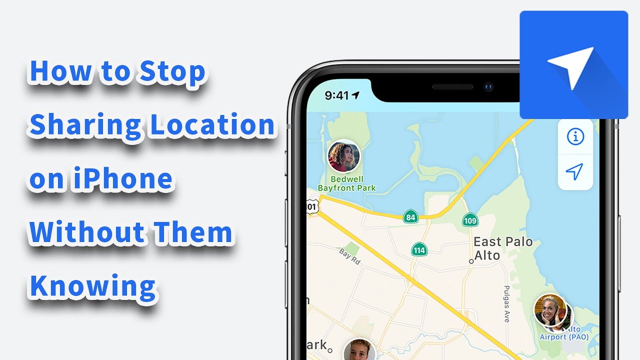 How to stop sharing location on iphone without them knowing