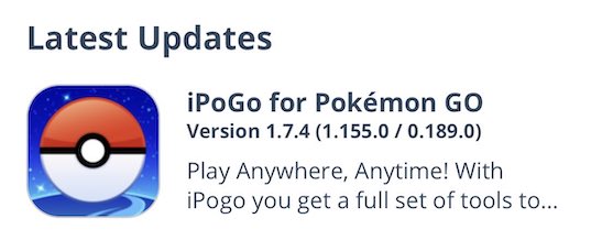 iPogo for Pokemon Go