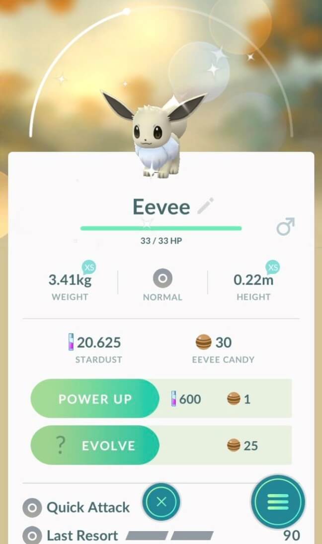 Pokémon Go - Shiny Eevee e evoluções