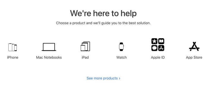 apple support we are here to help